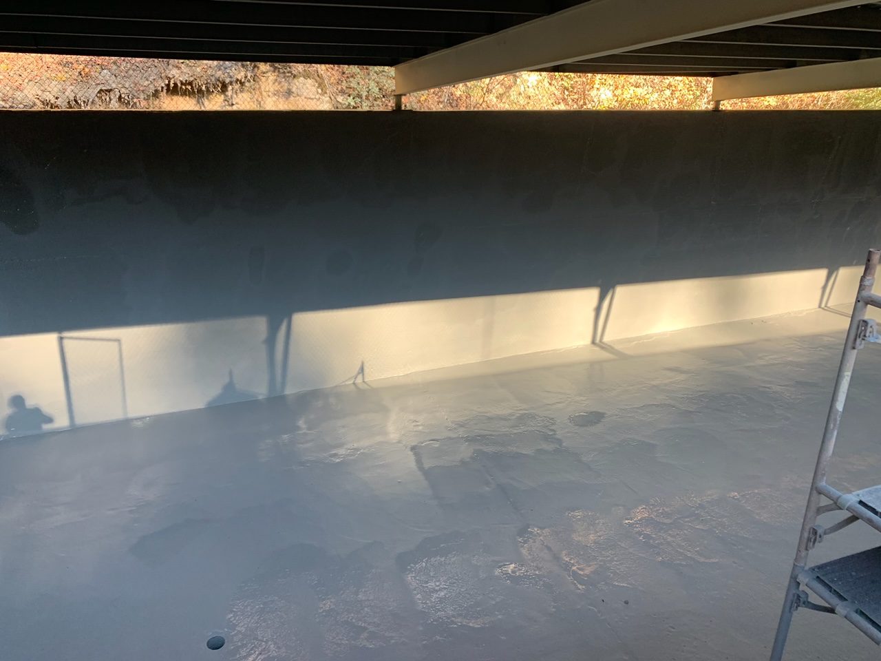Potable water tank coating